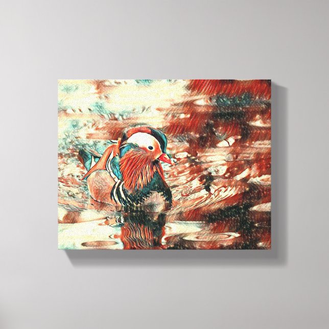 Toile Ailes sur le quai : une fuite pacifique" Cette pei (Recto)