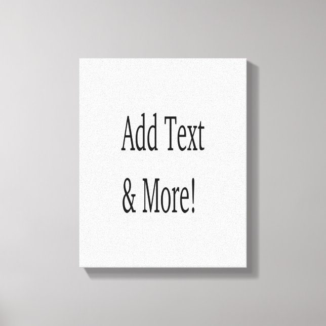 Toile Ajouter du texte et plus ! Customisez votre propre (Recto)
