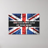 Ajouter votre texte sur le drapeau anglais Jeu d'o