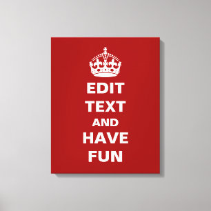 Toile Ajoutez votre propre texte ici !