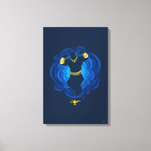 Toile Aladdin   Génie Émergent De La Lampe