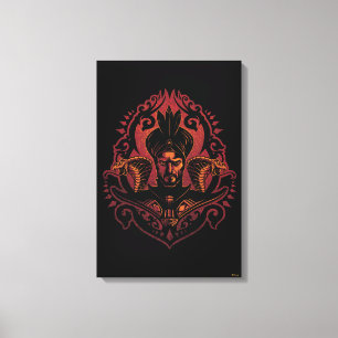 Toile Aladdin Graphisme Jafar & Cobras