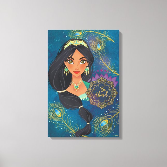 Toile Aladdin | Jasmine "Soyez entendu" (Recto)