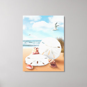 Toile Alan Giana "Dollars de sable" Imprimer