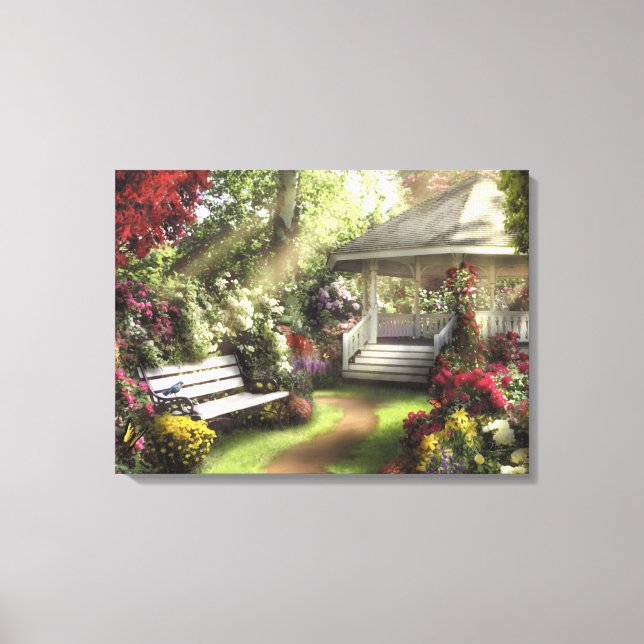 Toile Alan Giana "Jardin de lumière" Imprimer (Recto)
