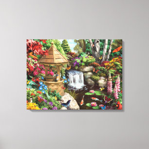 Toile Alan Giana "Jardin Secret"