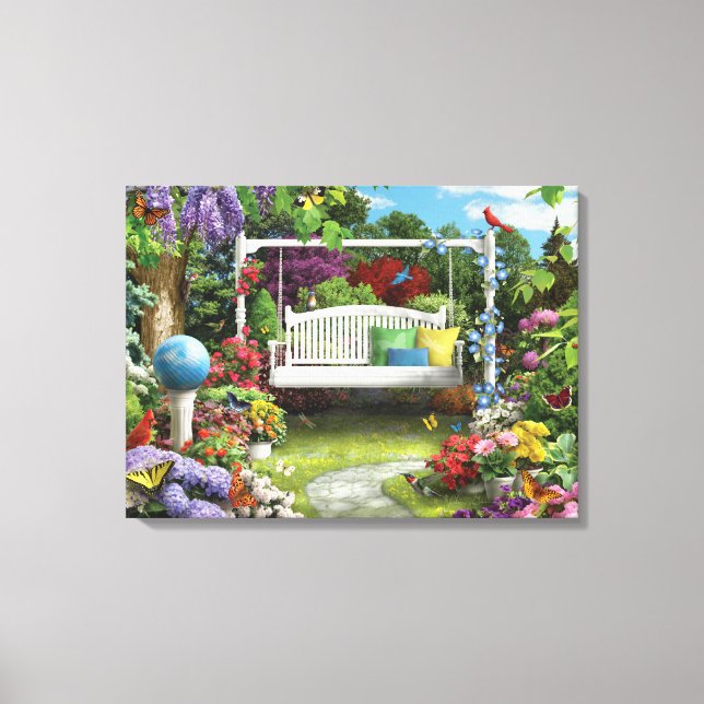 Toile Alan Giana "La nature chante pour moi 3" Imprimer (Recto)