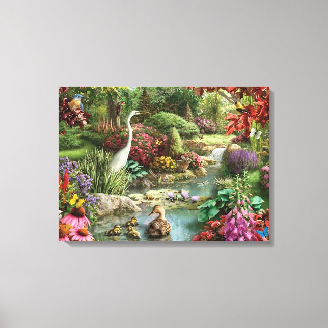 Toile Alan Giana "L'Embrace de la nature" Imprimer (Recto)