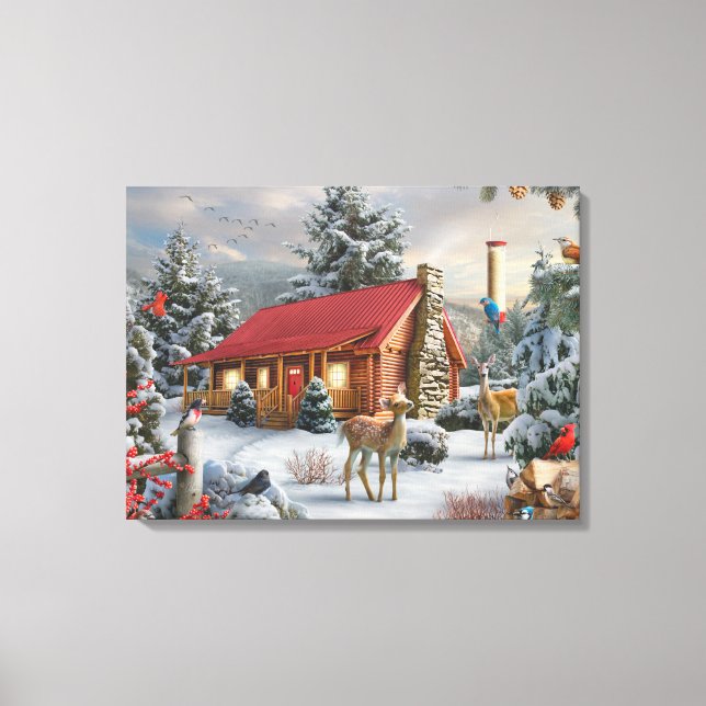 Toile Alan Giana "Nouveaux amis" Imprimer (Recto)