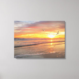 Toile Alan Giana "Sunrise Shore" Imprimer