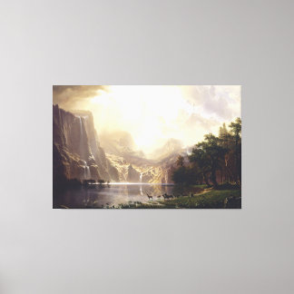Toile Albert Bierstadt - Parmi le calif de la Sierra Nev
