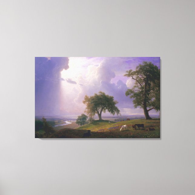 Toile Albert Bierstadt Printemps Californie (Recto)
