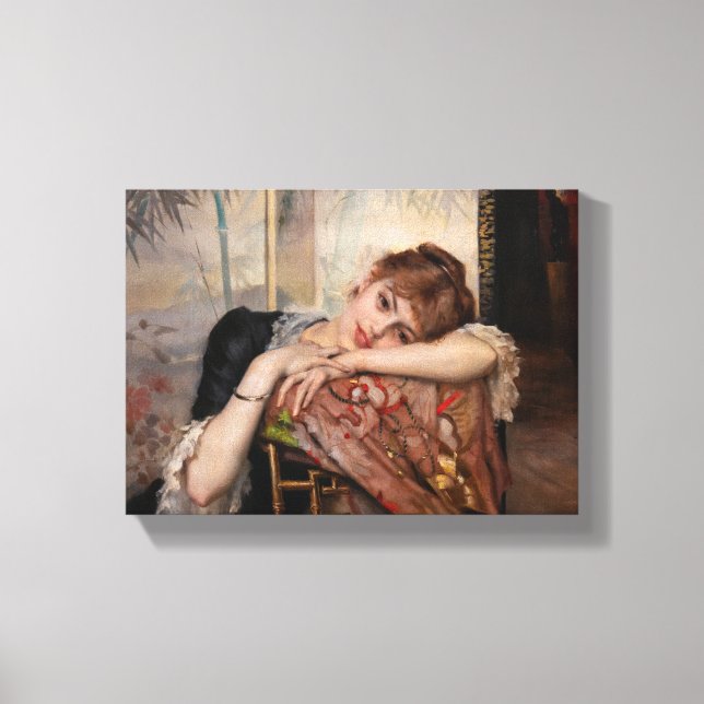 Toile Albert Edelfeel - La Parisienne / Virginie (Recto)