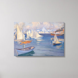 Toile Albert Edelfeel - Port d'Helsinki