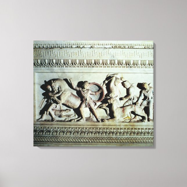 Toile Alexander Sarcophagus (Recto)