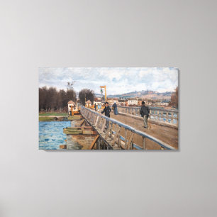 Toile Alfred Sisley - Footbridge à Argenteuil