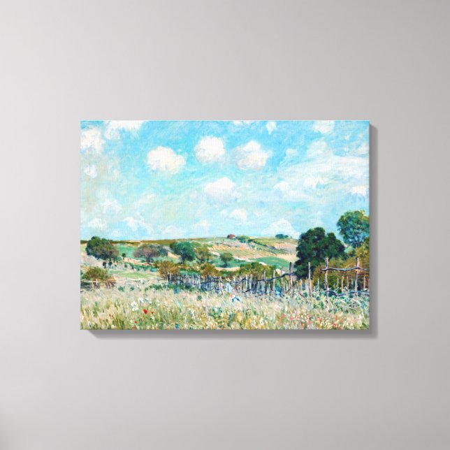 Toile Alfred Sisley - Le pré (Recto)