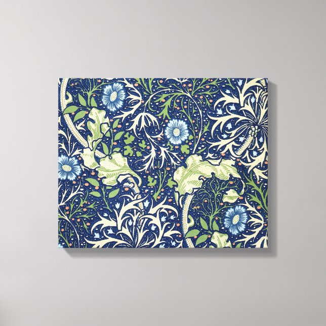 Toile Algues (modèle floral) (par William Morris) (Recto)