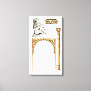 Toile Alhambra Grenade Espagne. Détails