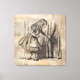 Toile Alice au pays des merveilles Alice tire l'art des 