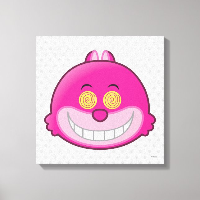 Toile Alice au pays des merveilles | Cheshire Cat Emoji  (Recto)