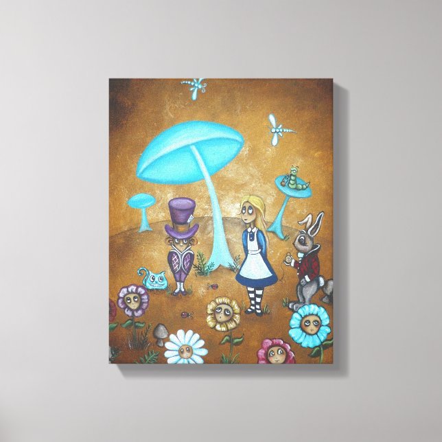Toile Alice au pays des merveilles Imprimer - In Wonderl (Recto)