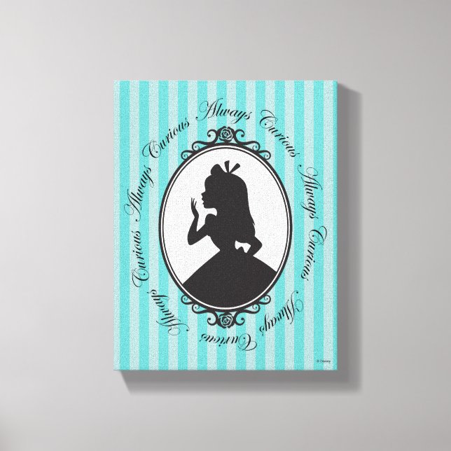 Toile Alice | Toujours curieux (Recto)