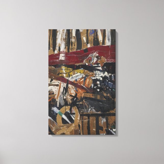 Toile Allan Kaprow - Pheasant en cage #2 (Recto)