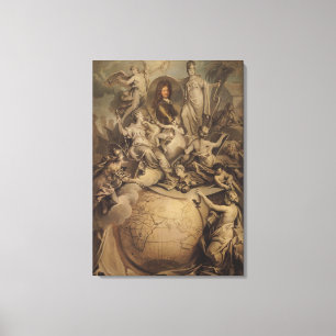 Toile Allégorie de duc de Philippe II d'Orléans, 1718