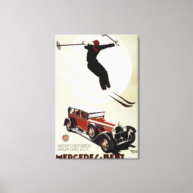 Toile Allemagne - Skier Jumping (Recto)