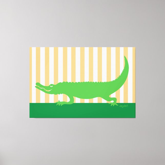 Toile Alligator 40x60 Canvas Art (Recto)