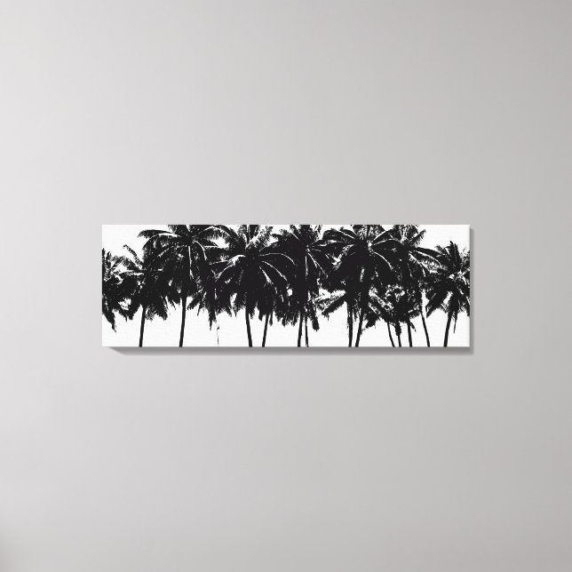 Toile Aloha Hawaii Palm Trees Tropiques Voyage (Recto)