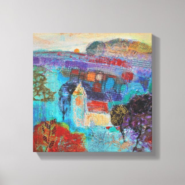 Toile Alors que le soleil se couche 2013 (Recto)