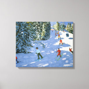 Toile Alpes autrichiens 2004 de gondole