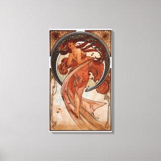 Toile Alphonse Mucha La Danse