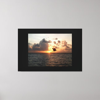 Toile Amanecer en la bahia