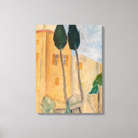 Amedeo Modigliani - Cyprès et maisons à Cagnes