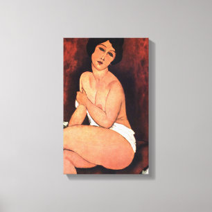 Toile Amedeo Modigliani Grande Femme Assis