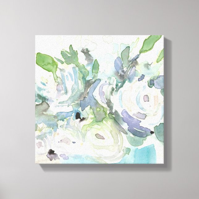 Toile Aménagement de printemps - Bouquet d'aquarelle (Recto)