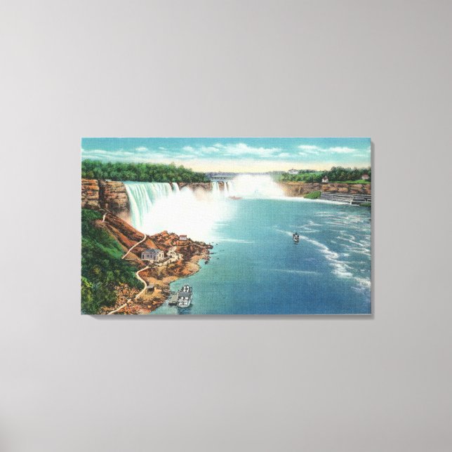Toile American and Horseshoe Falls (Recto)