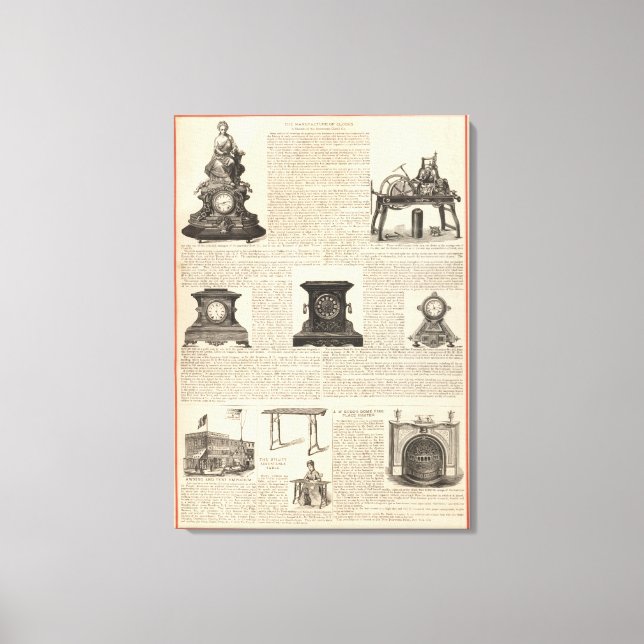 Toile American Clock Company (Recto)