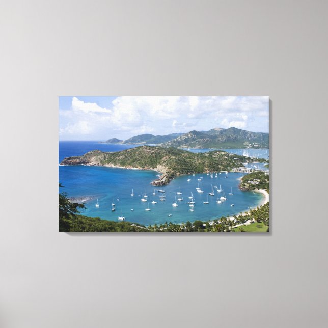 Toile Amérique du Nord, Caraïbes, Antigua. Anglais (Recto)