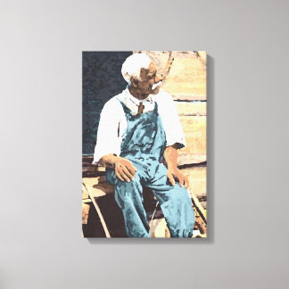 Toile Amérique noire "Vieux Joe"