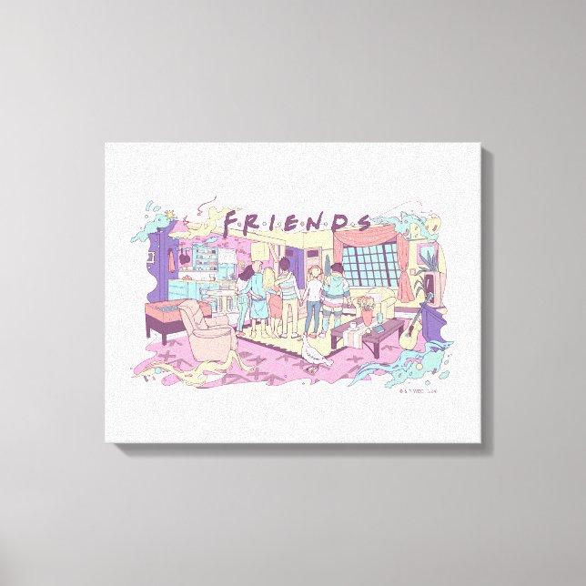 Toile AMIS™ | Dessin de l'appartement (Recto)