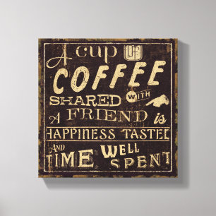 Toile Amis et café