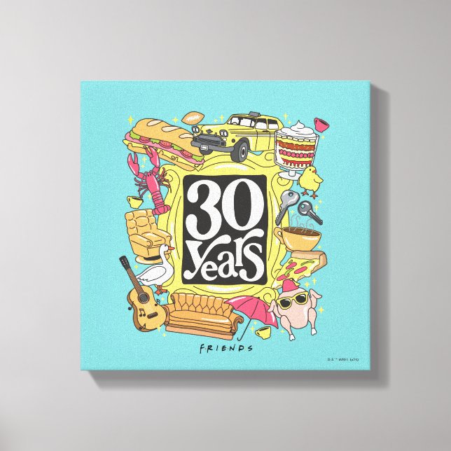 Toile AMIS™ | Graphique de 30 ans (Recto)