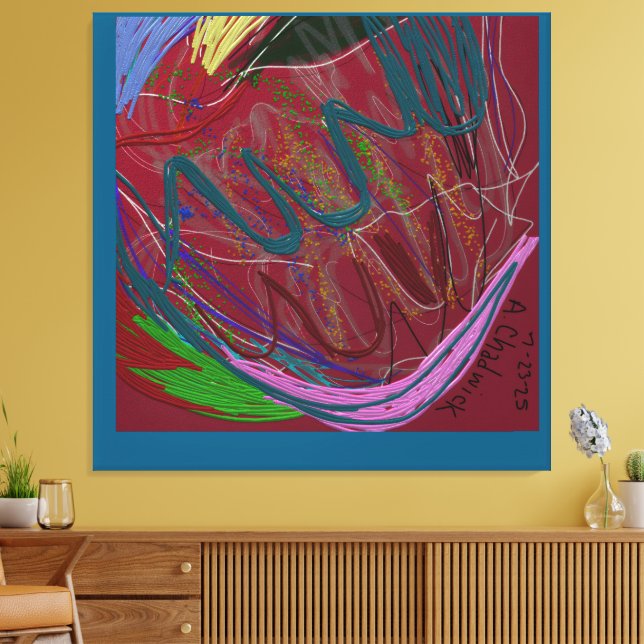 Toile Amour Abstrait  (Insitu(Salon))