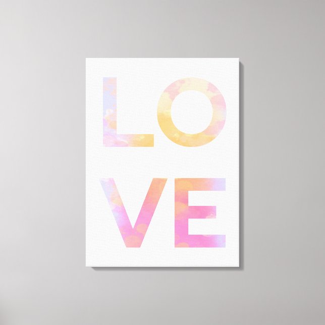 Toile Amour, Aquarelle (Recto)