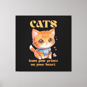 Toile amour de chat mignon