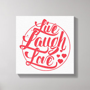 Toile Amour riant en direct
